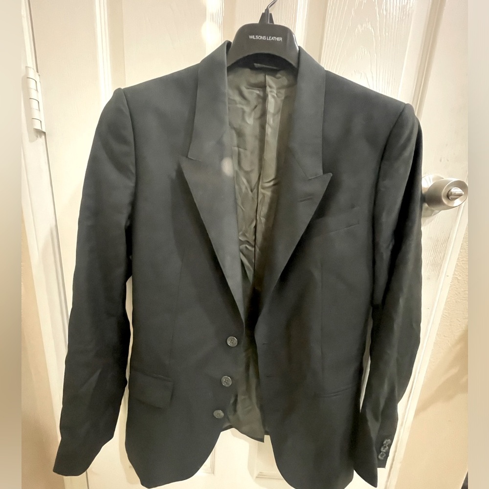 dolce and gabbana black blazer, size 48